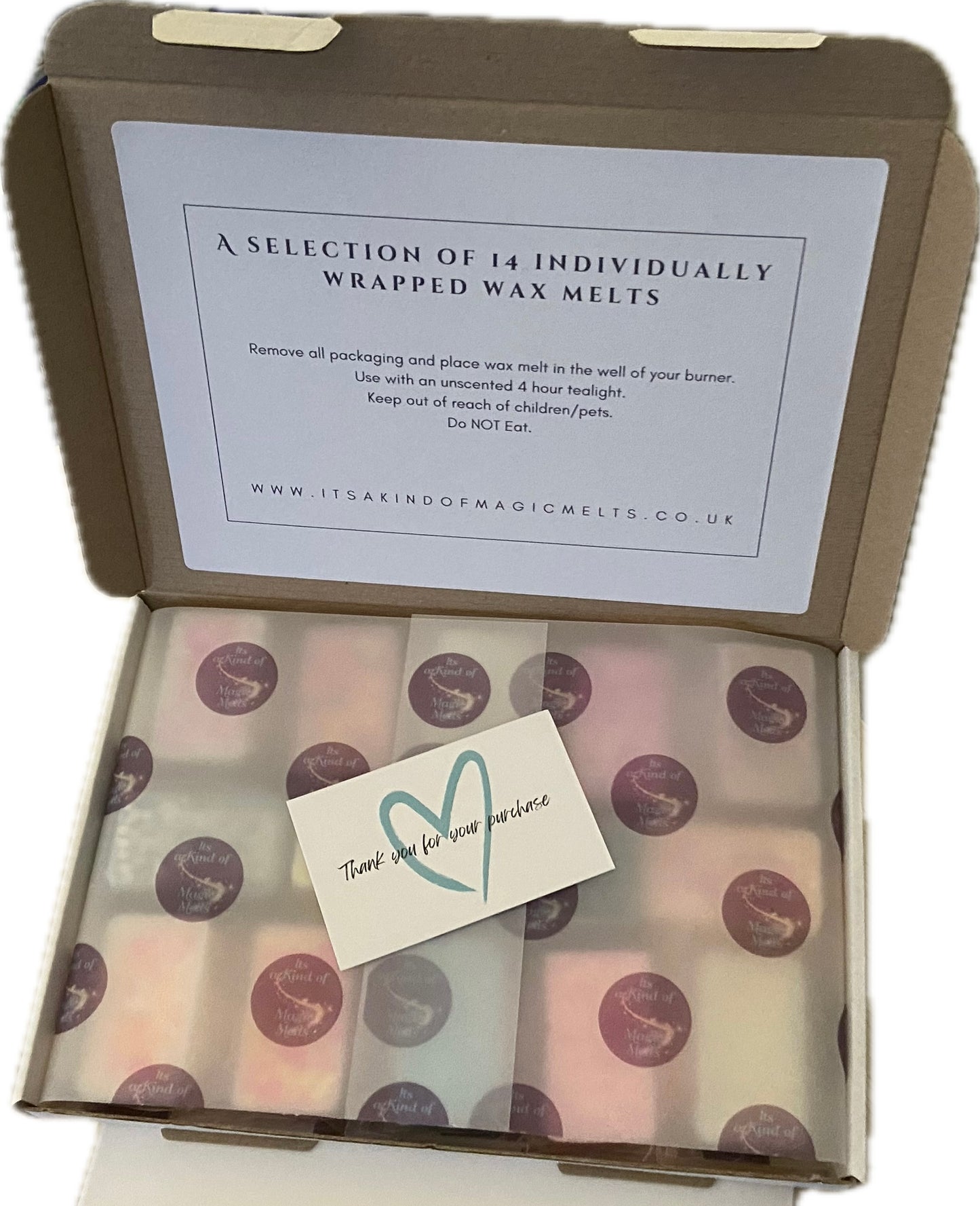 Wax Melt Sample Box